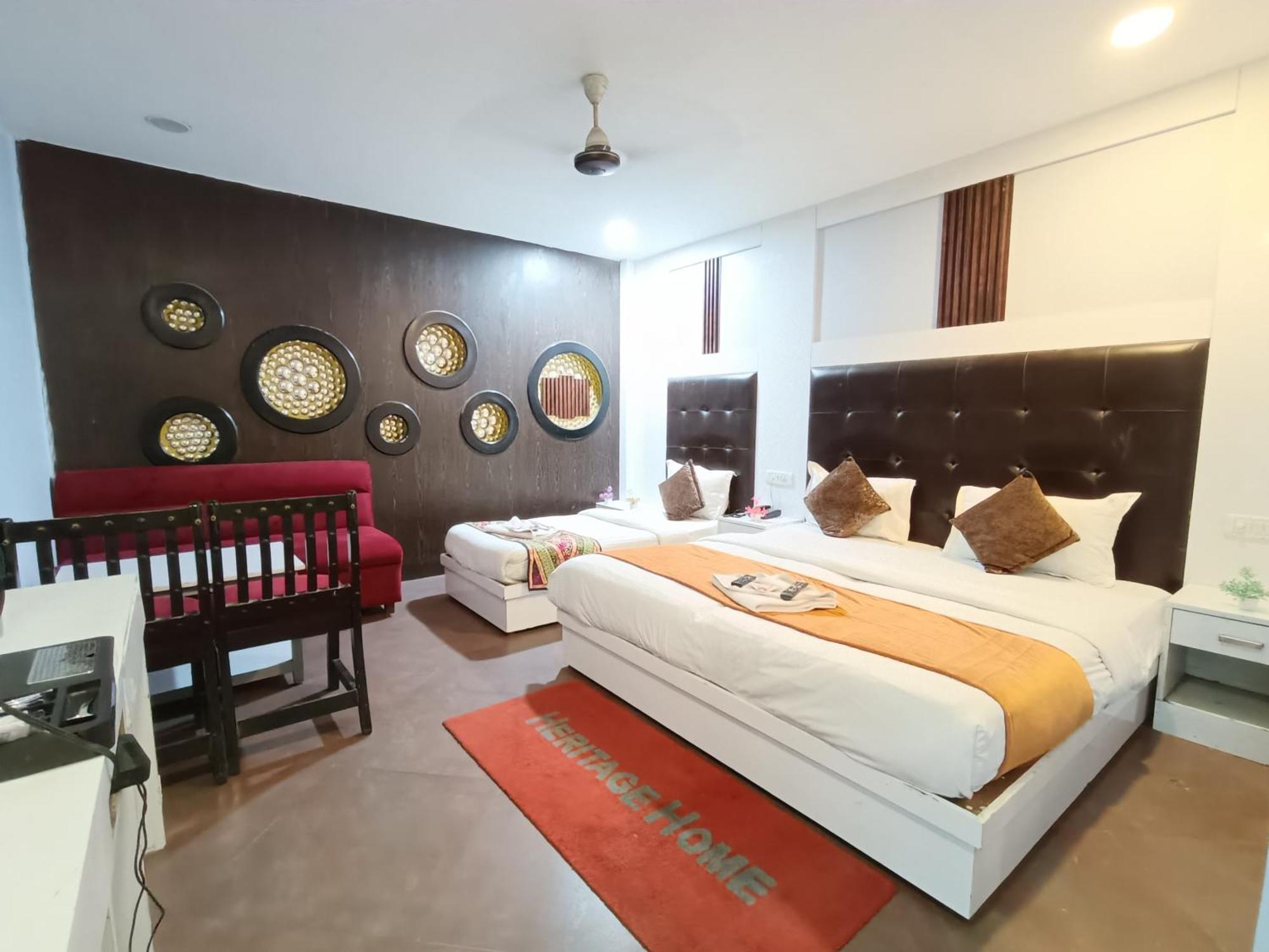 Hotel Heritage Home Walking 1 Minuit From R K Ashram Metro Station 新德里 外观 照片