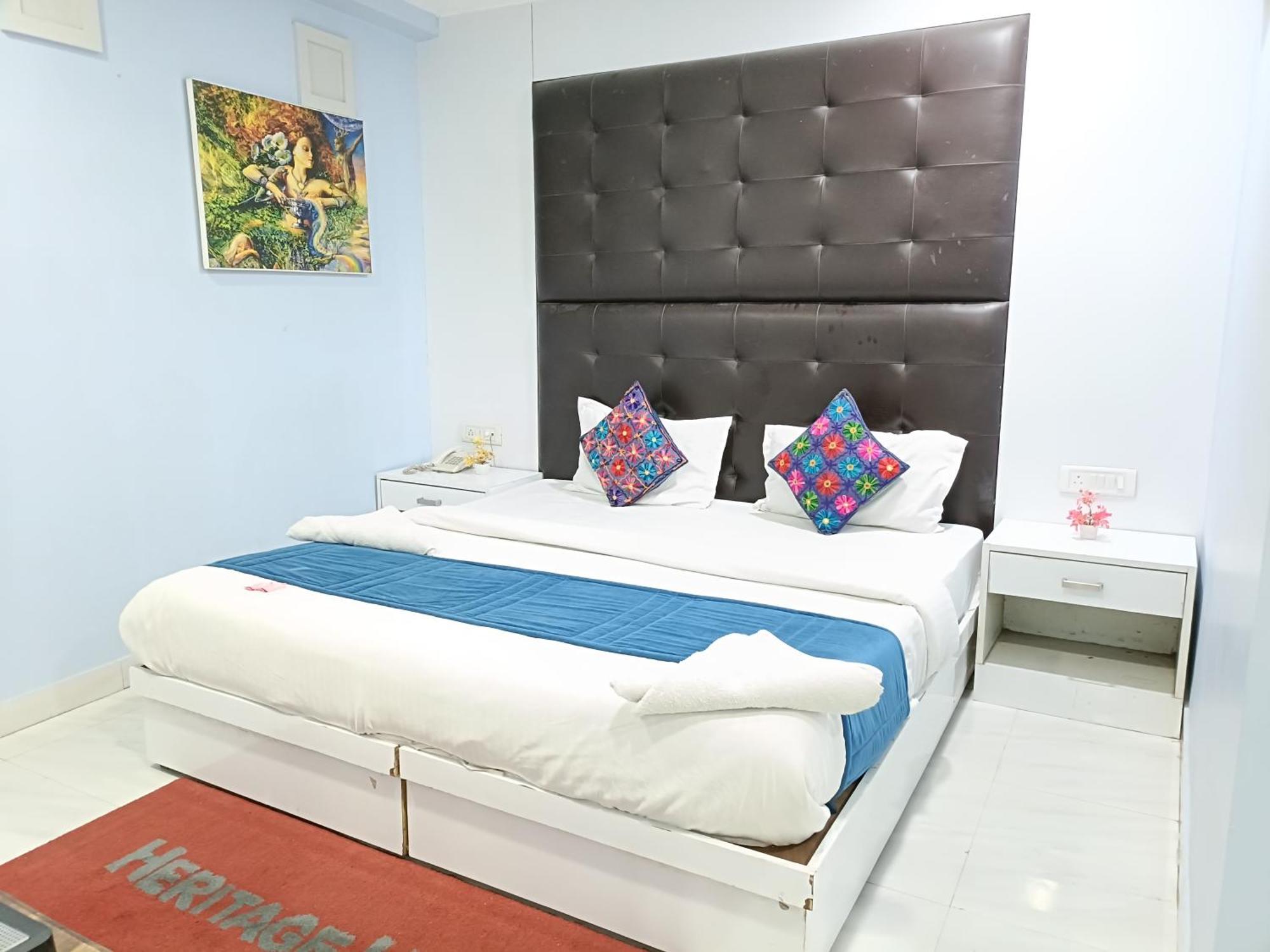 Hotel Heritage Home Walking 1 Minuit From R K Ashram Metro Station 新德里 外观 照片